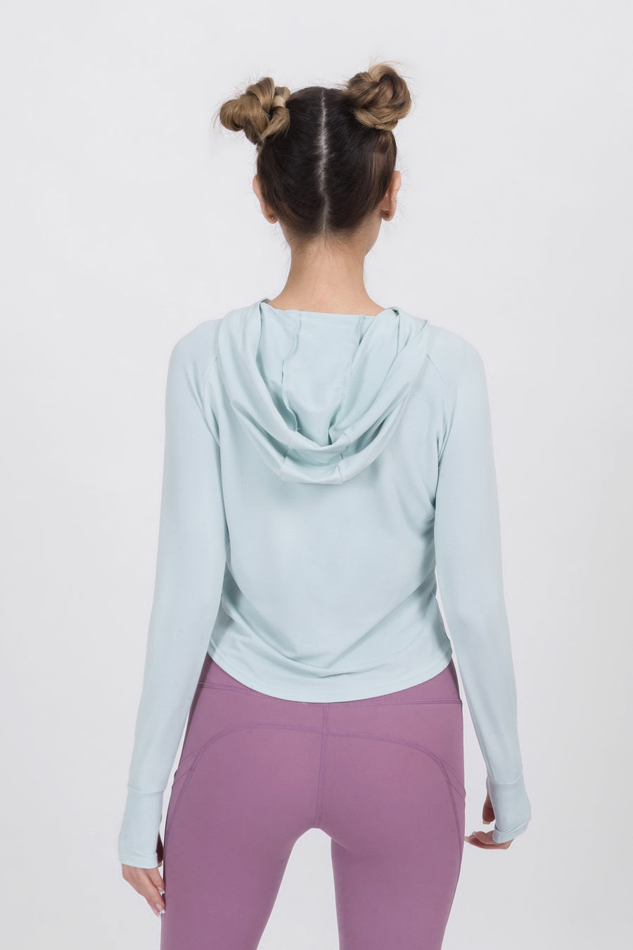 Loose Fit Cropped Workout Hoodie