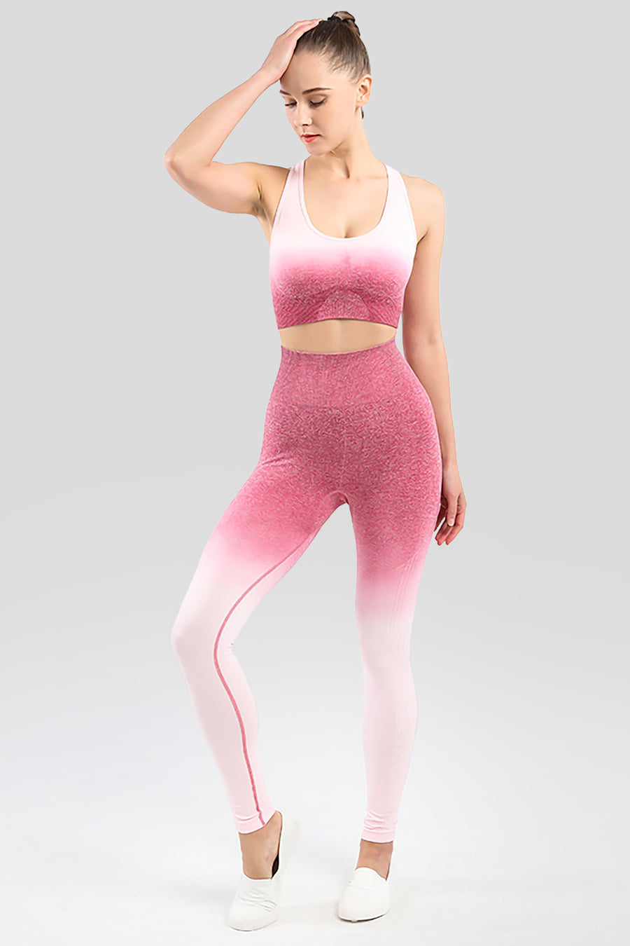 Gradient Bra And Leggings Training Set