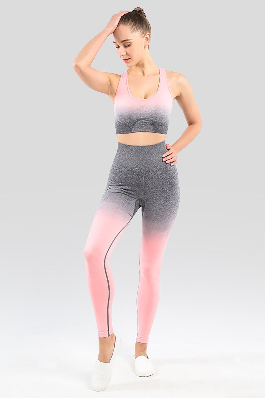 Gradient Bra And Leggings Training Set