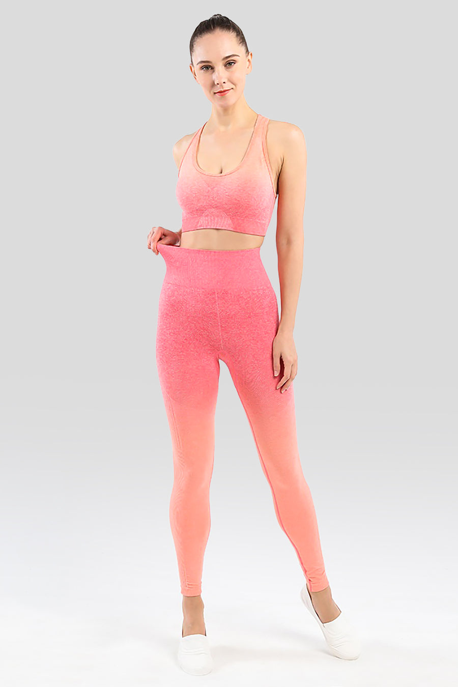 Gradient Bra And Leggings Training Set