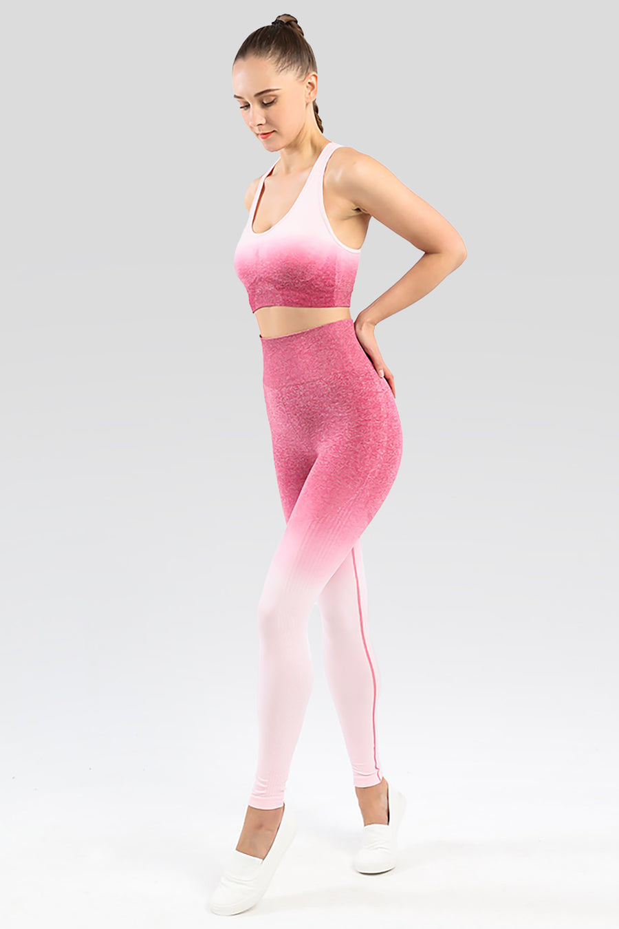 Gradient Bra And Leggings Training Set