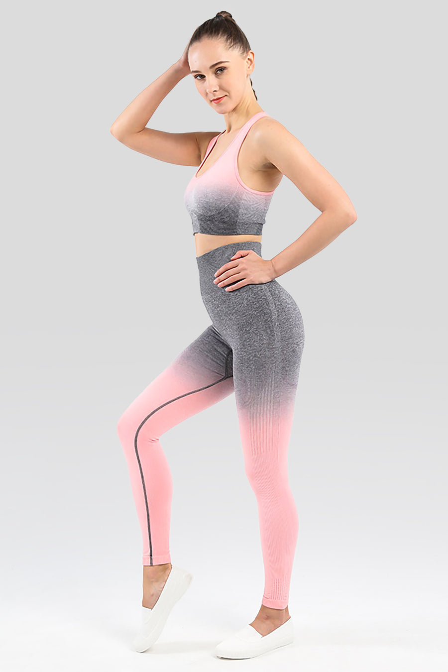 Gradient Bra And Leggings Training Set