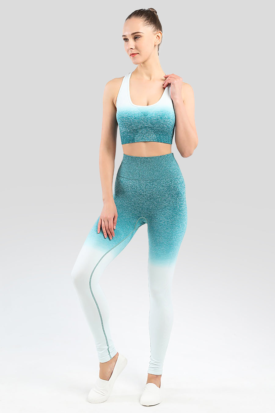 Gradient Bra And Leggings Training Set