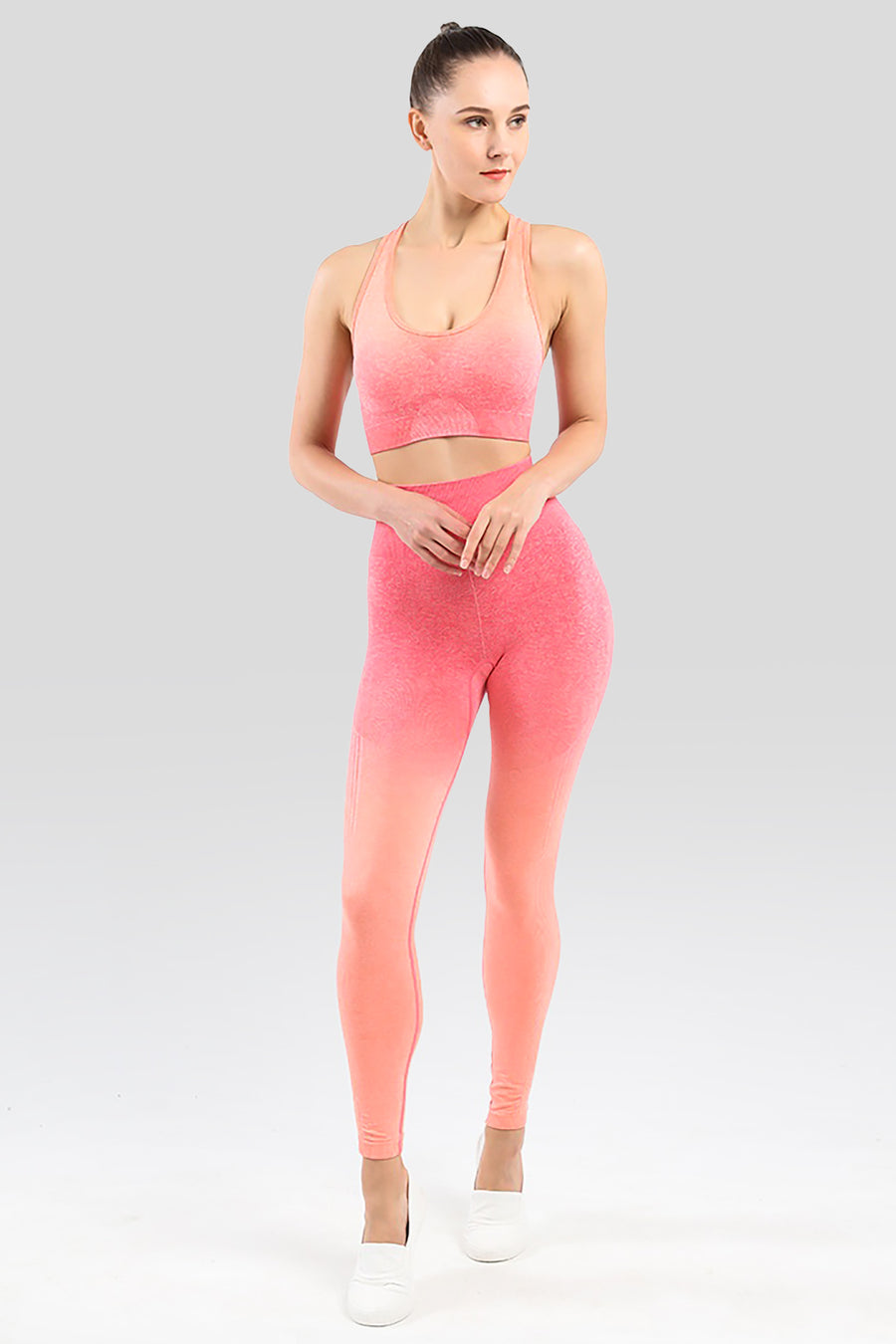 Gradient Bra And Leggings Training Set