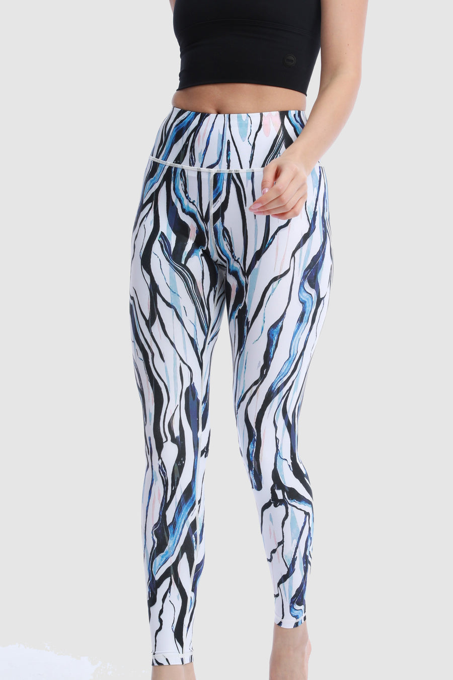 Zebra Lines Printed Leggings