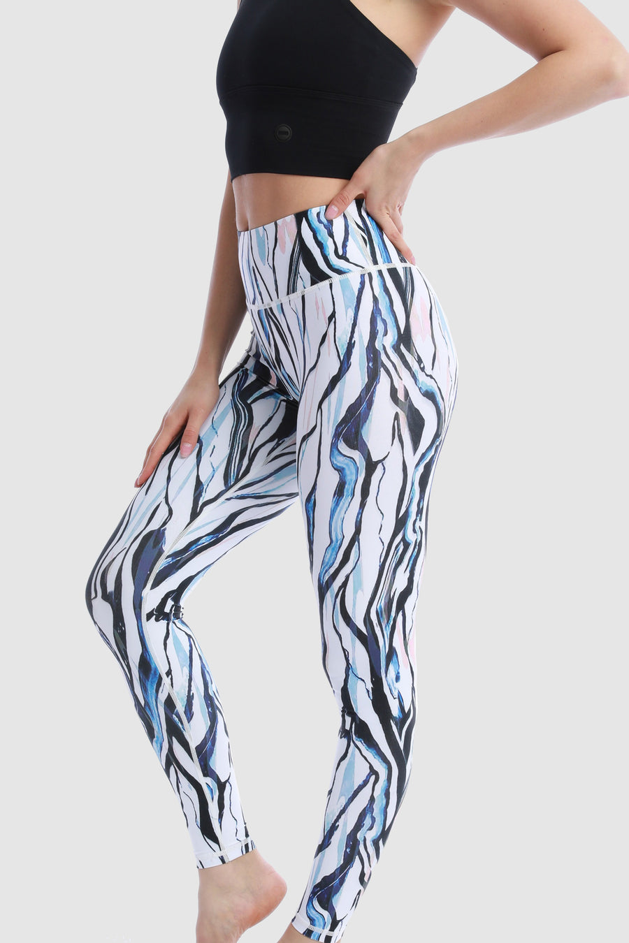 Zebra Lines Printed Leggings