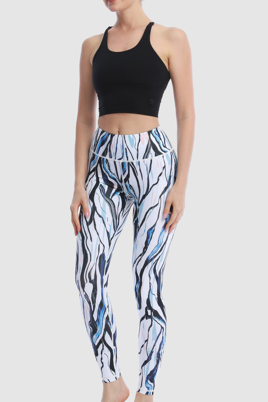 Zebra Lines Printed Leggings
