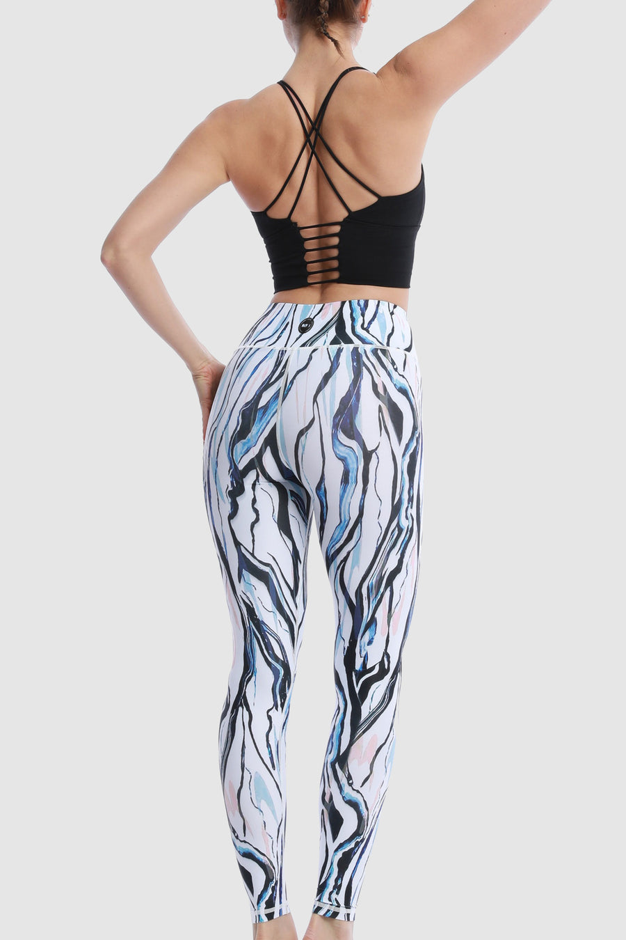 Zebra Lines Printed Leggings