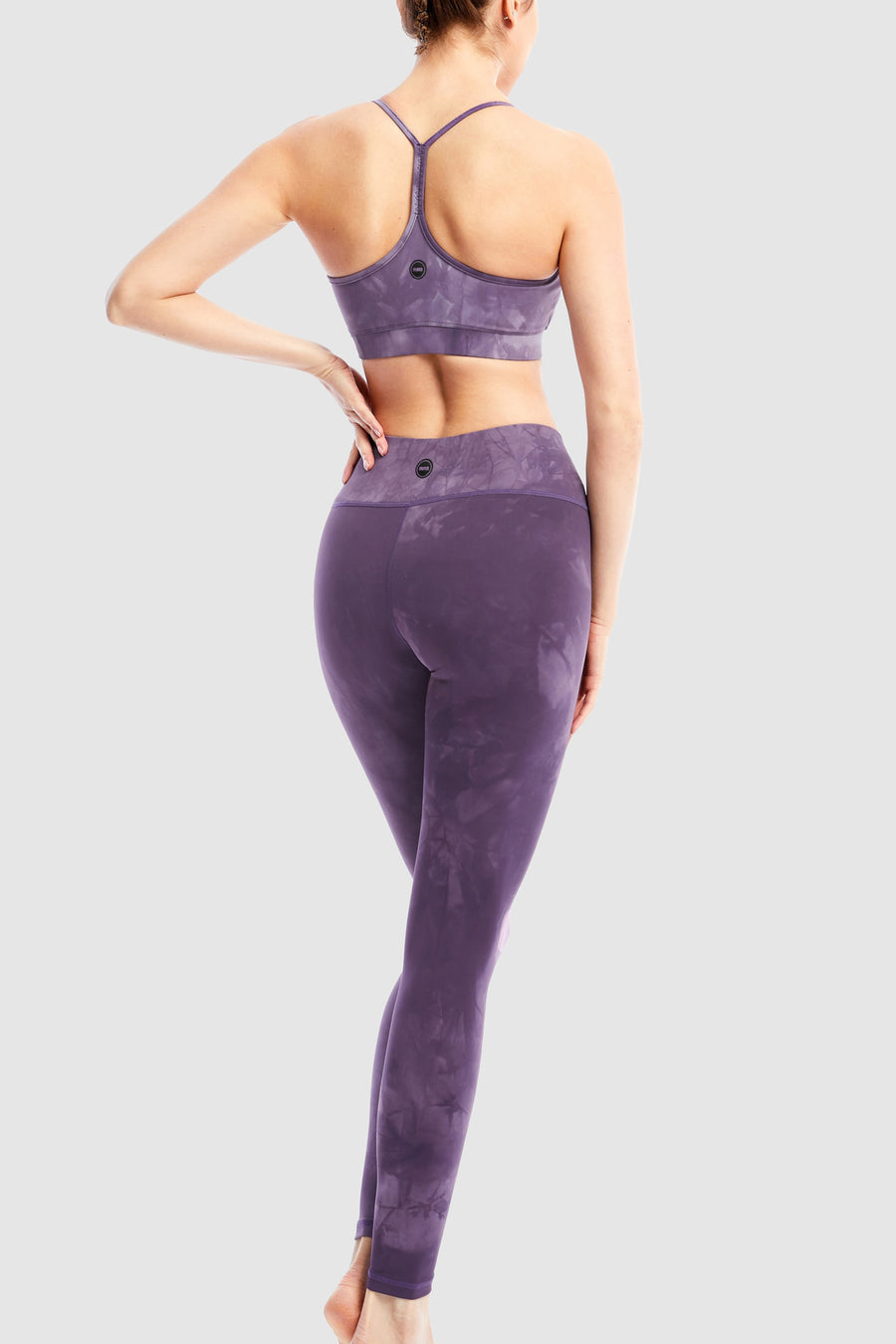 Marble Sport Bra And Leggings Set