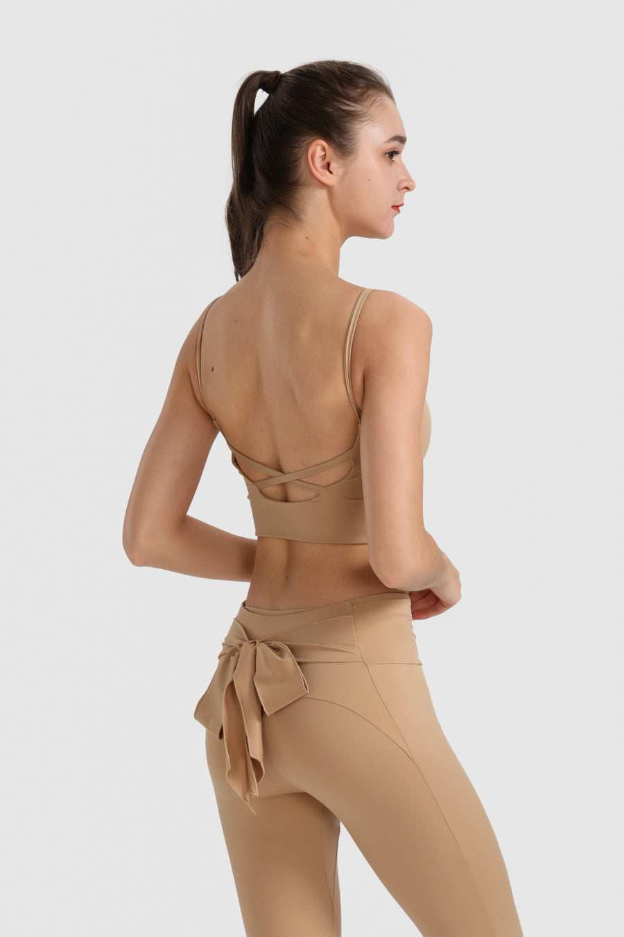Open Back Cross Sport Bra