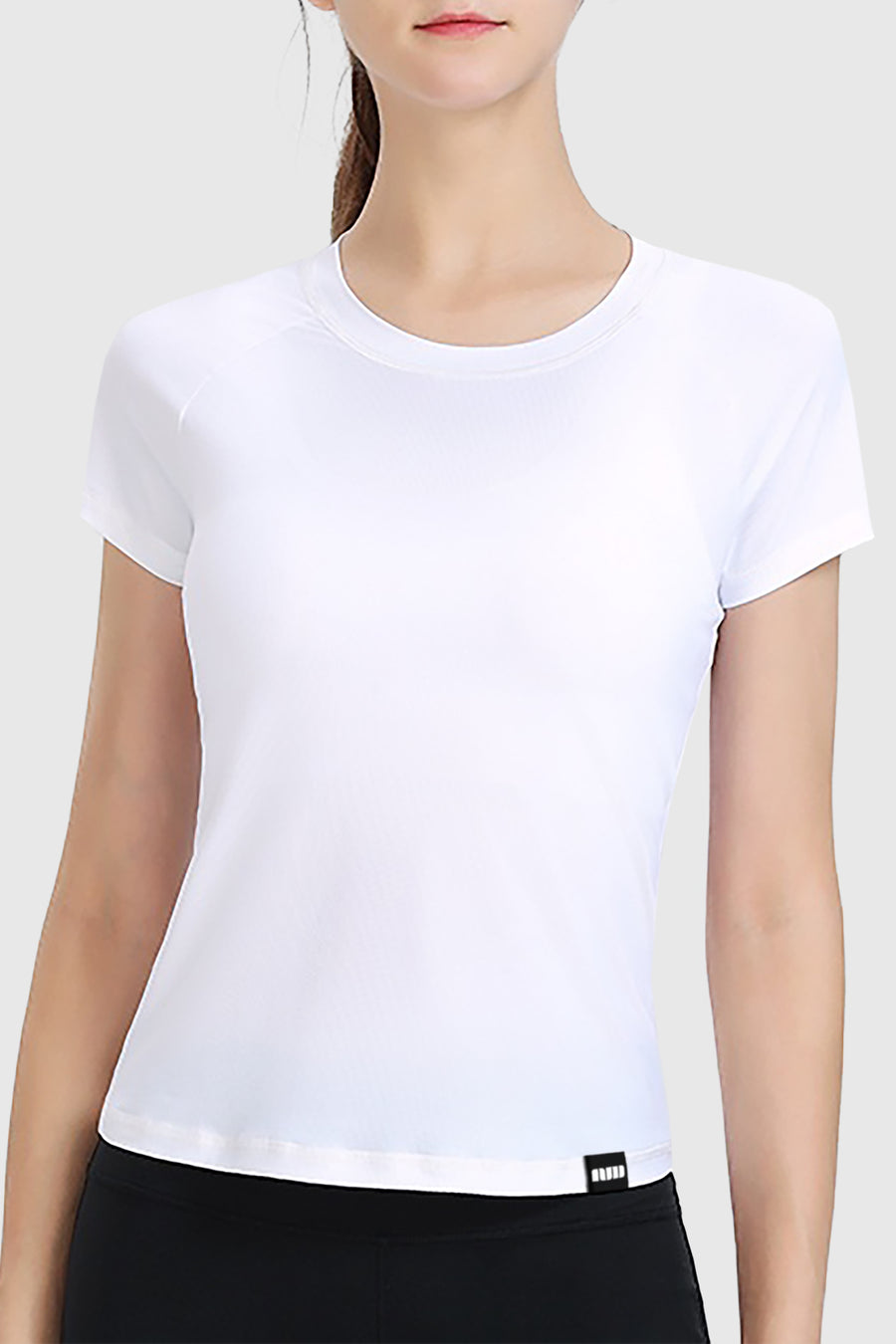 Ribbed Short Sleeve T-Shirt