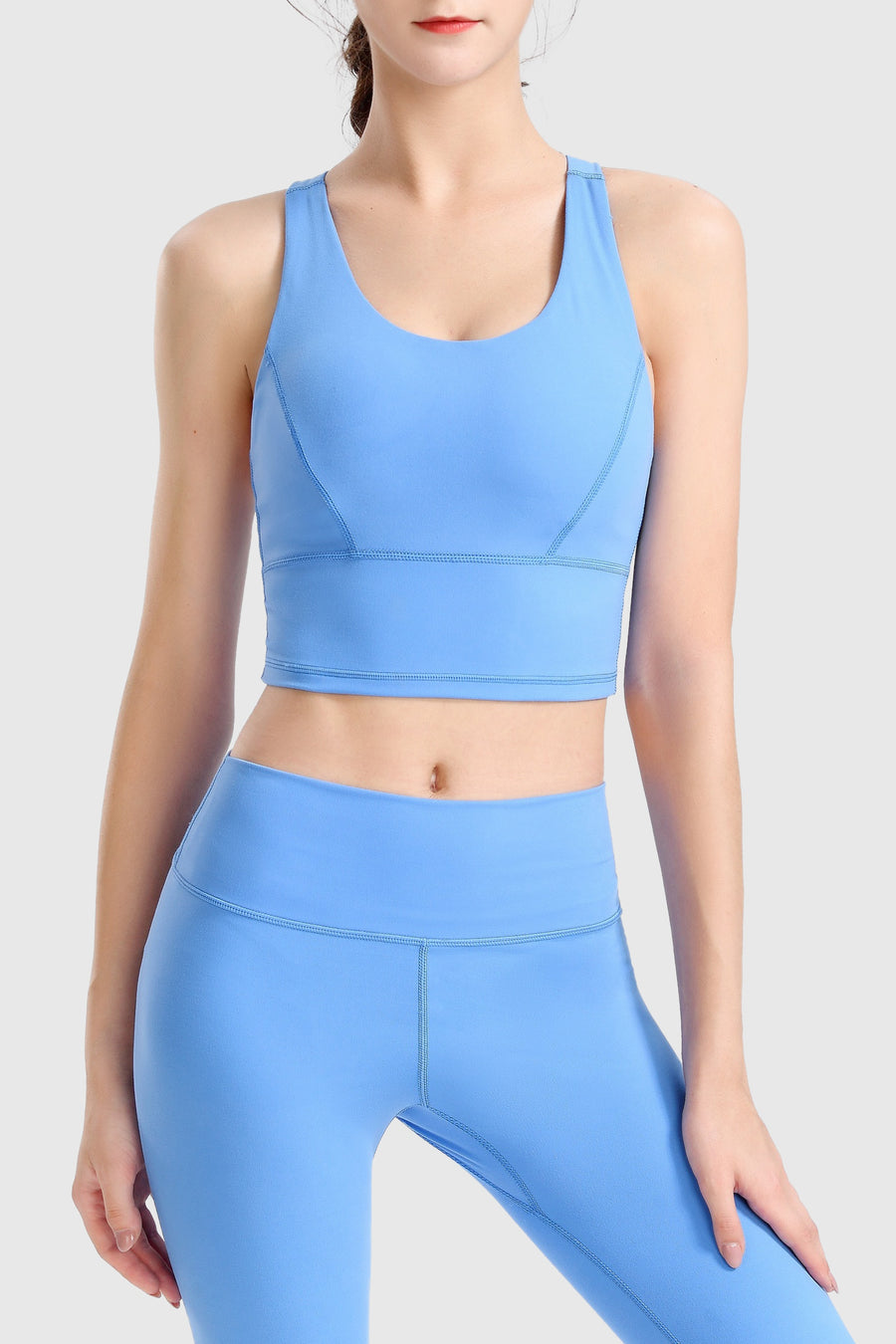 Panelled Stretch Jersey Tank Top