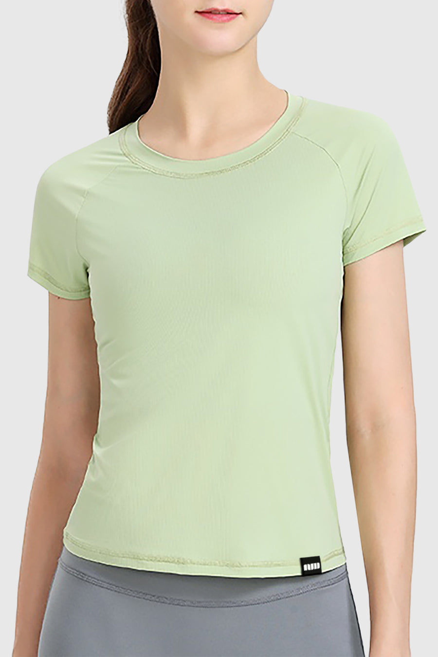 Ribbed Short Sleeve T-Shirt