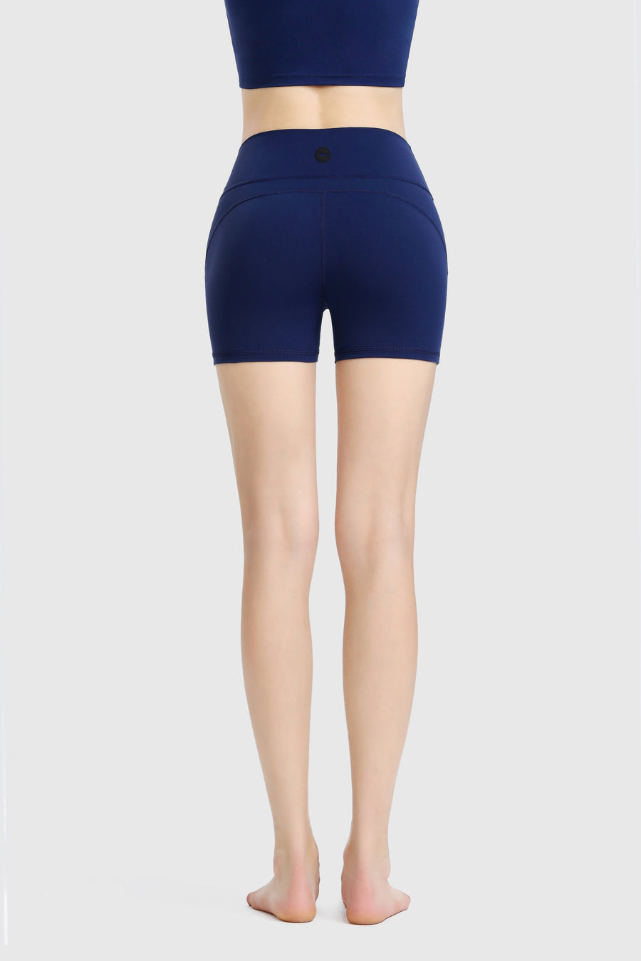 High Waist Cropped Cycling Shorts
