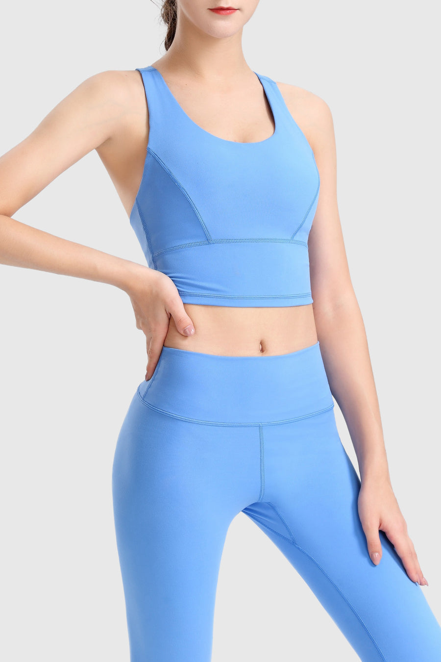 Panelled Stretch Jersey Tank Top