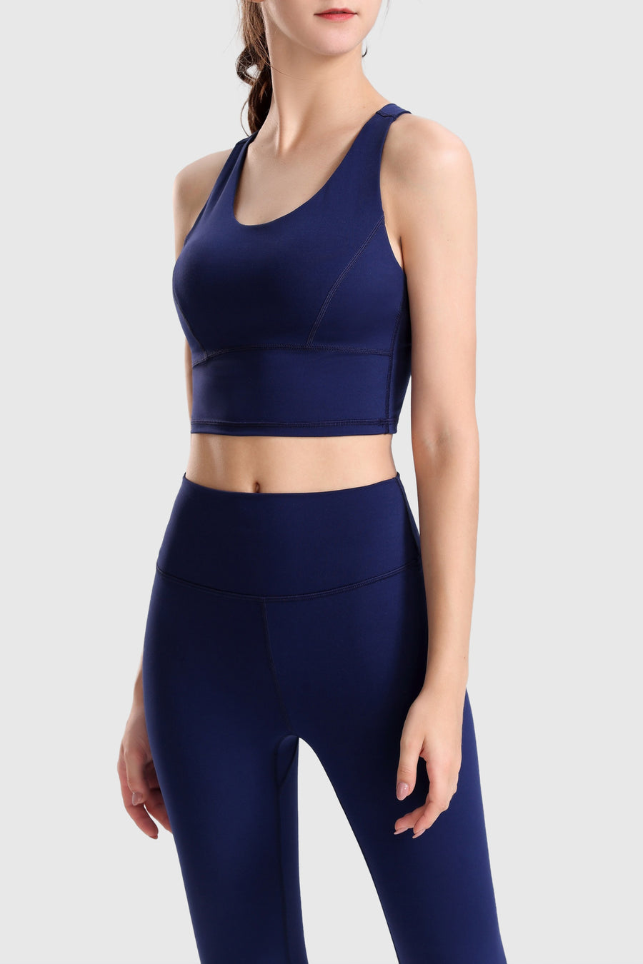 Panelled Stretch Jersey Tank Top