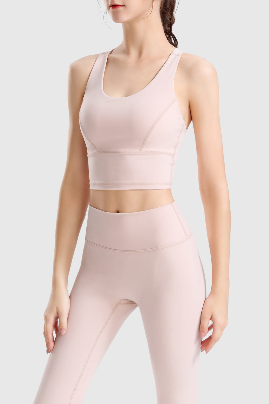 Panelled Stretch Jersey Tank Top