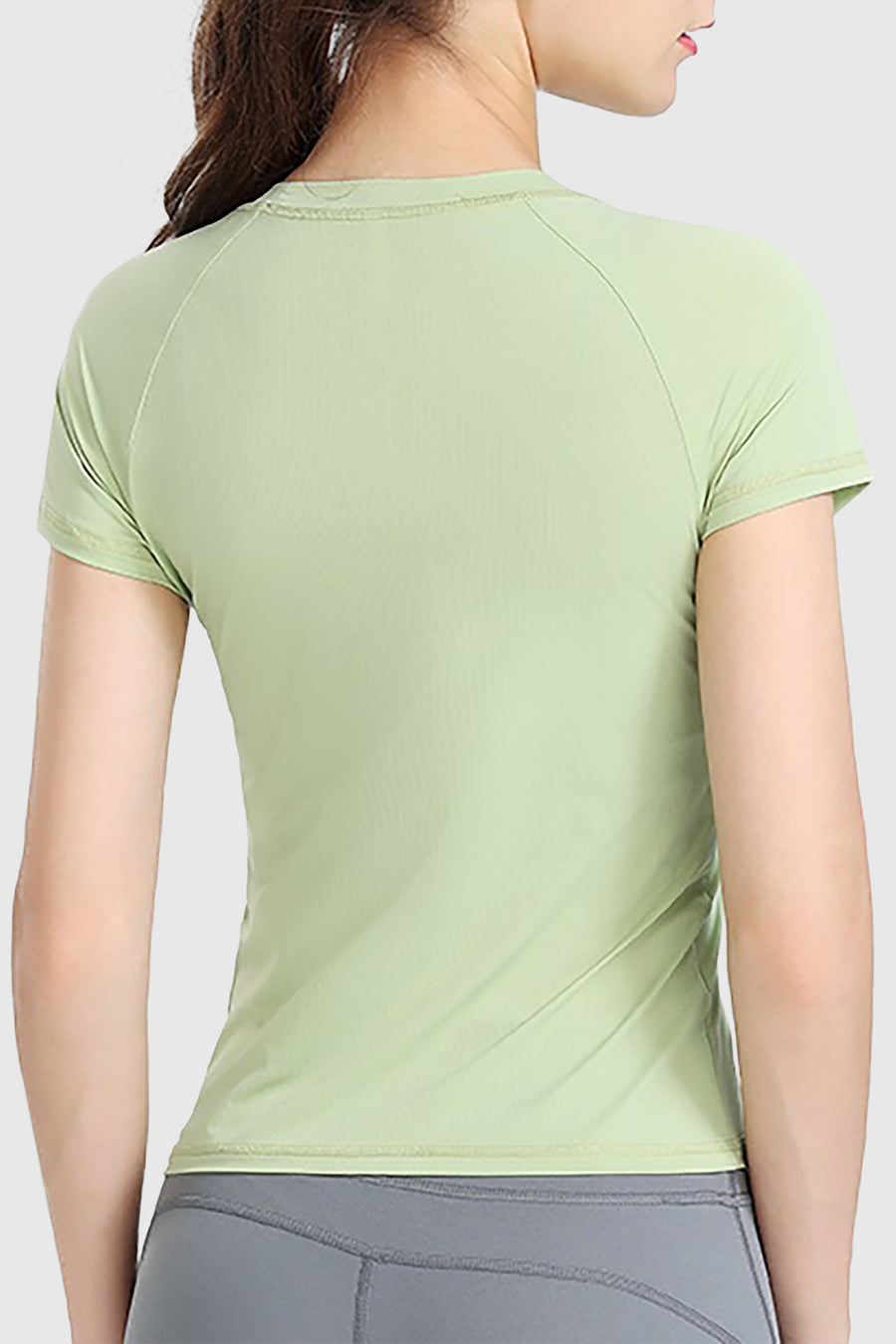 Ribbed Short Sleeve T-Shirt