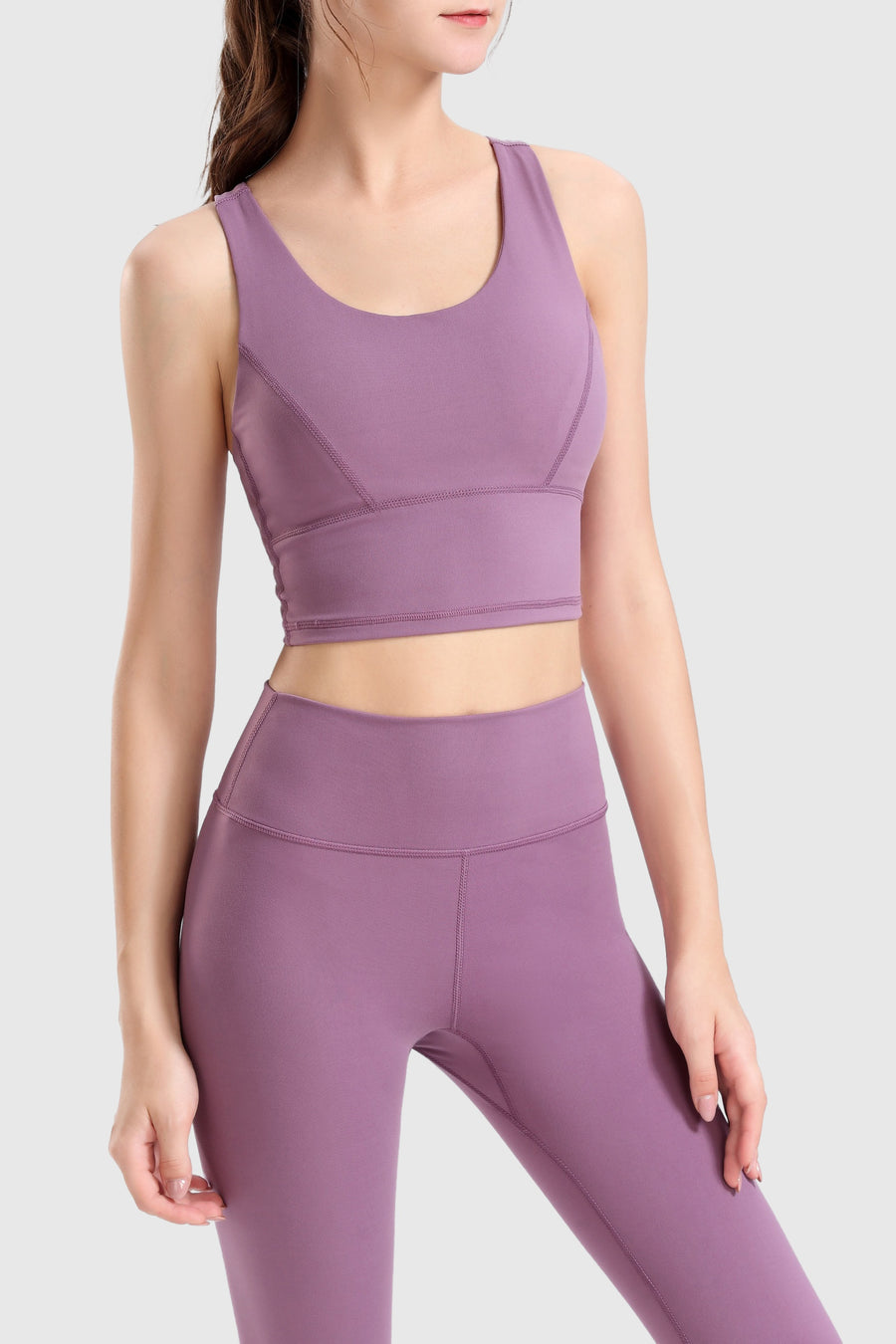 Panelled Stretch Jersey Tank Top