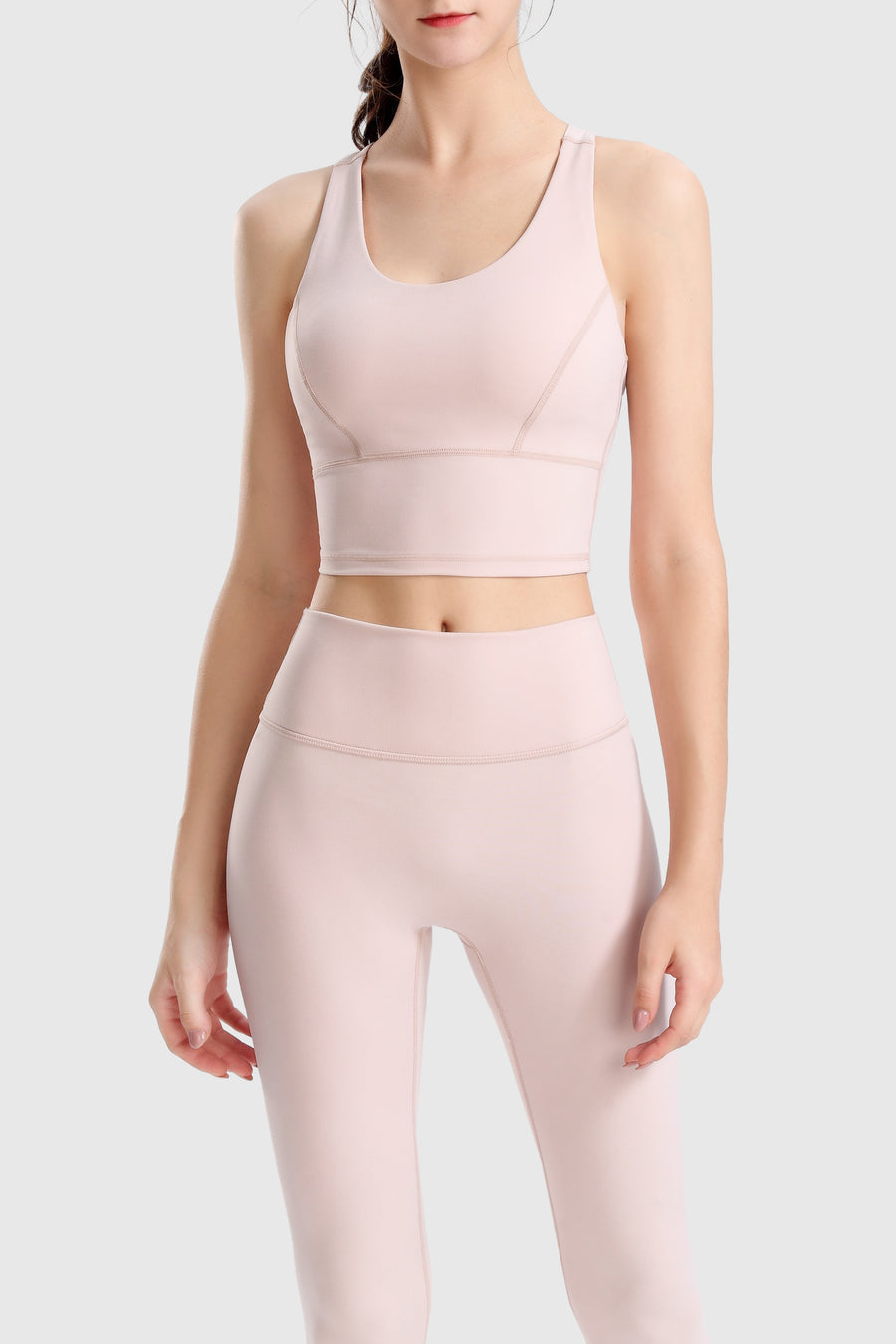 Panelled Stretch Jersey Tank Top